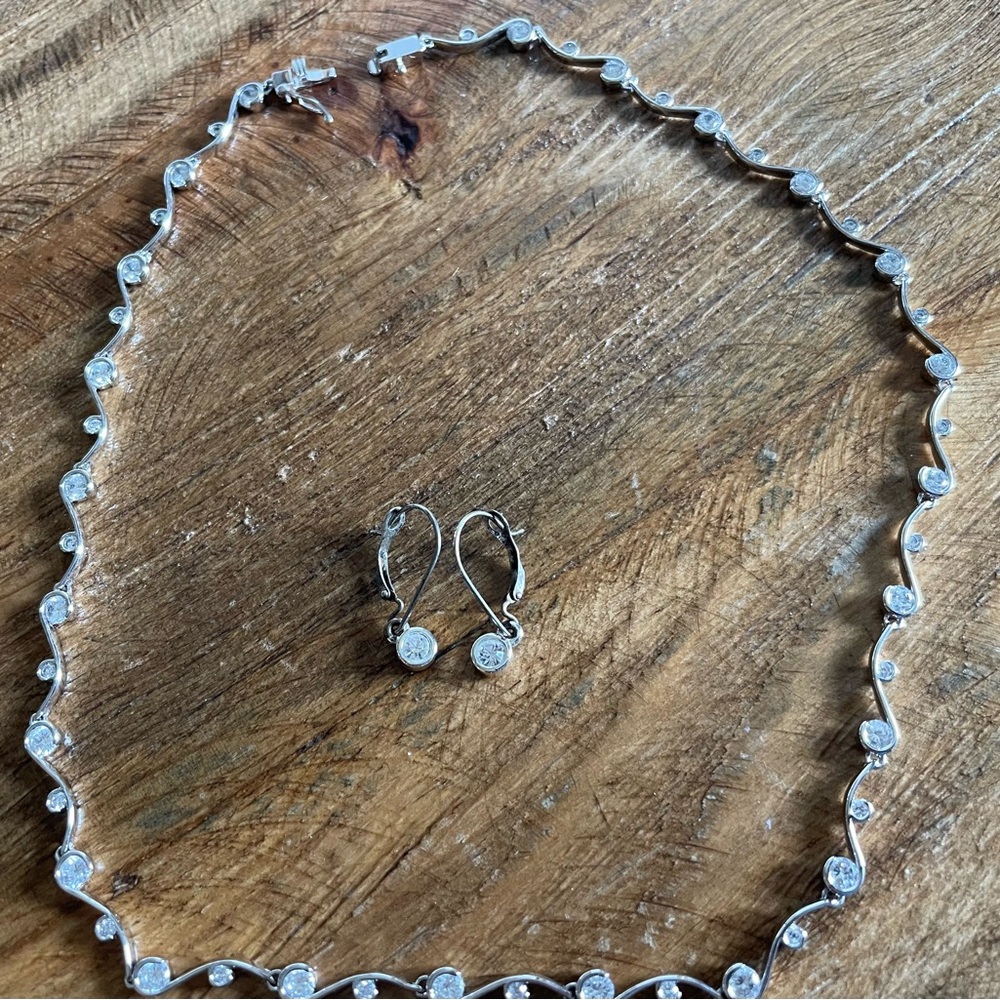 Crislu for Nordstrom necklace and earring set